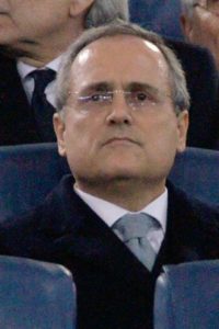 Claudio Lotito, presidente di Lazio e Salernitana