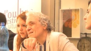 Abel Ferrara alle telecamere di Salerno TV (Gammaldi)