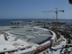 Vista aerea di Piazza della Libertà, Crescent