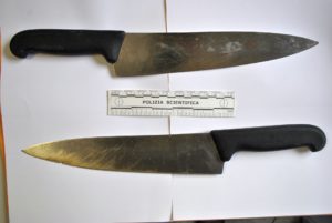 coltello da cucina usato per tentato omicidio